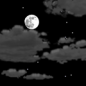 Saturday Night: A 40 percent chance of showers before 10pm.  Partly cloudy, with a low around 51.