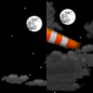 Friday Night: Mostly clear, with a low around 57. Breezy. 